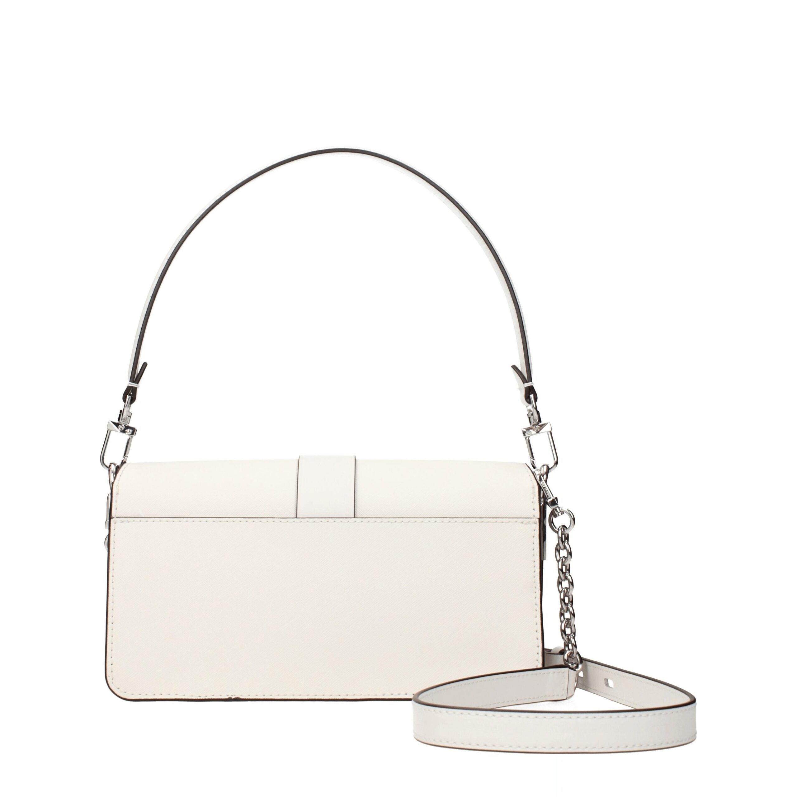 Geantă de mână Michael Kors din piele albă