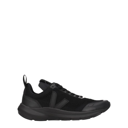 Adidași sport Veja negri din material textil