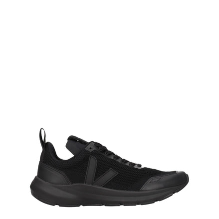 Adidași sport Veja negri din material textil