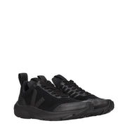 Adidași sport Veja negri din material textil