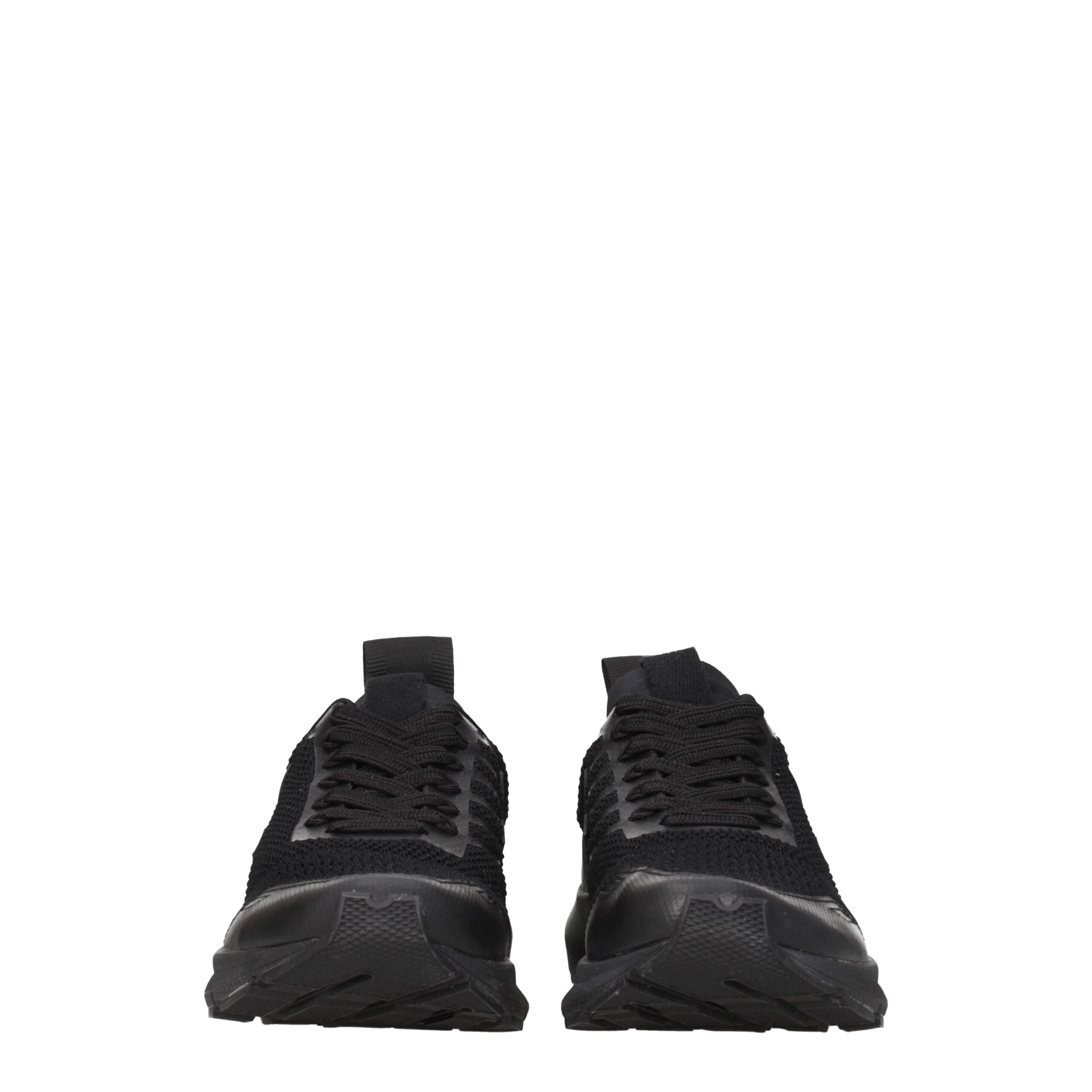 Adidași sport Veja negri din material textil