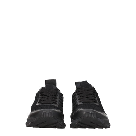 Adidași sport Veja negri din material textil