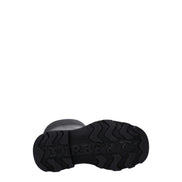 Burberry Black Cotton Rain Boots