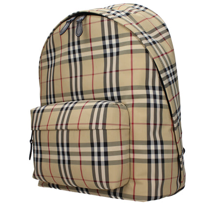 Rucsac din stofă bej Burberry