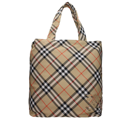 Geantă de umăr Burberry din material textil bej