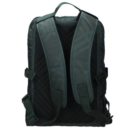 Rucsac Burberry verde din material textil