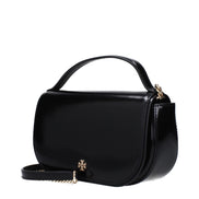 Geantă de mână Tory Burch neagră din piele