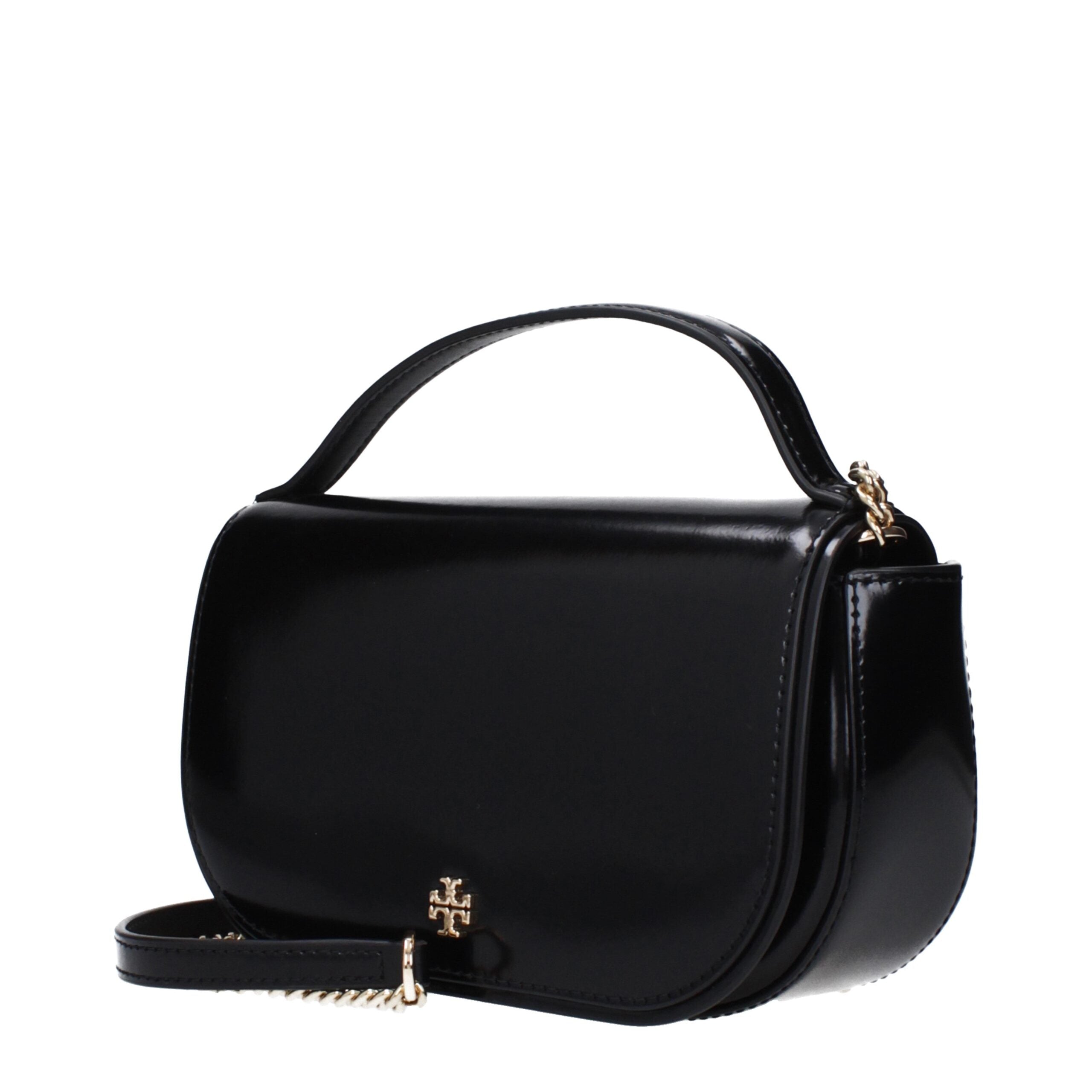 Geantă de mână Tory Burch neagră din piele