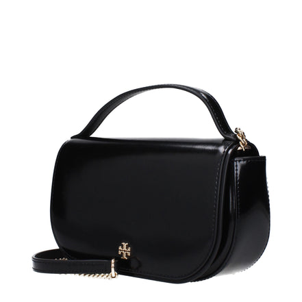 Geantă de mână Tory Burch neagră din piele