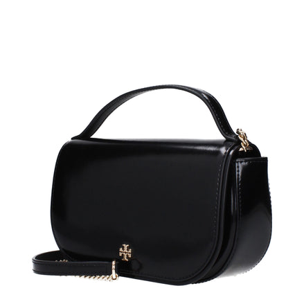 Geantă de mână Tory Burch neagră din piele