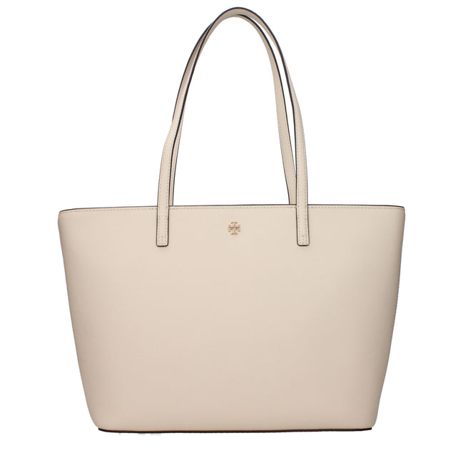 Geantă de umăr Tory Burch din piele bej