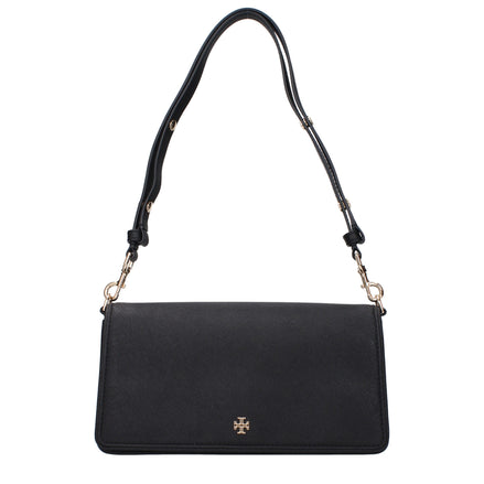 Geantă de umăr Tory Burch din piele neagră