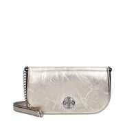 Geantă crossbody Tory Burch din piele aurie