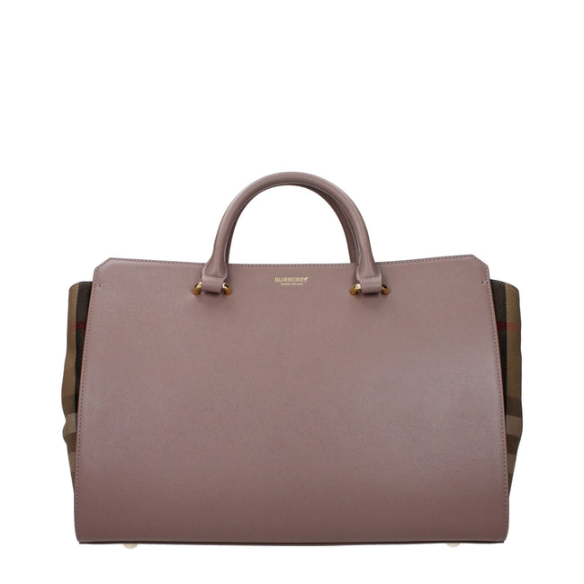 Burberry Grey Leather Handbag