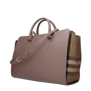 Burberry Grey Leather Handbag