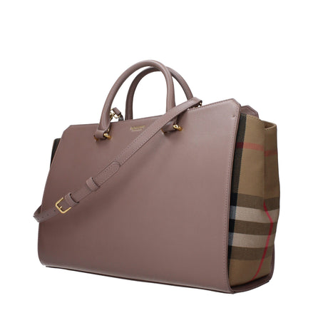 Geantă de mână Burberry din piele gri