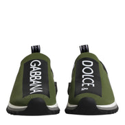 Dolce & Gabbana Adidași Sorrento Verzi Joși cu Logo