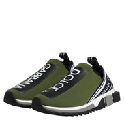 Dolce & Gabbana Adidași Sorrento Verzi Joși cu Logo