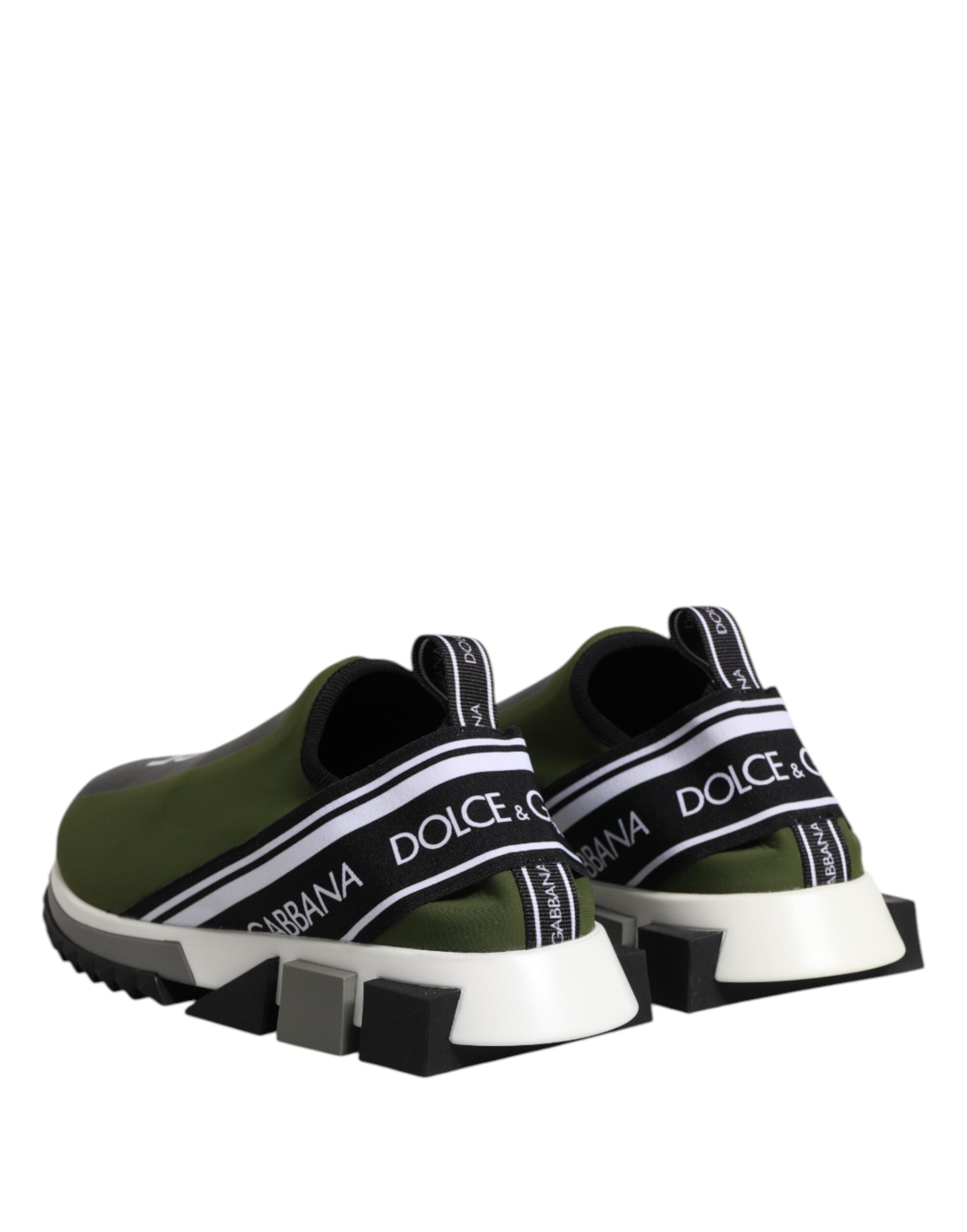 Dolce & Gabbana Adidași Sorrento Verzi Joși cu Logo