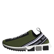 Dolce & Gabbana Adidași Sorrento Verzi Joși cu Logo