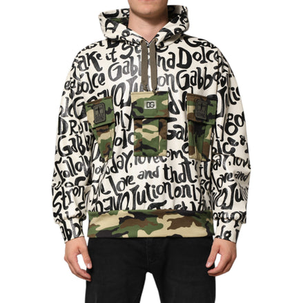 Dolce & Gabbana Multicolor Hooded DGMania Sweatshirt