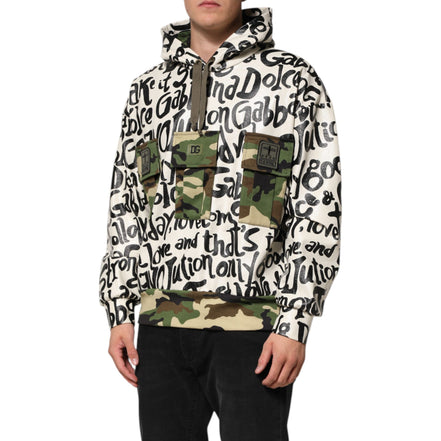 Dolce & Gabbana Multicolor Hooded DGMania Sweatshirt