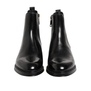 Dolce & Gabbana Black Chelsea Mid Calf Boots