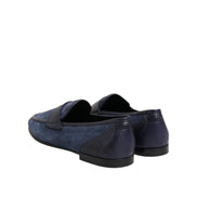 Dolce & Gabbana Blue Suede Loafers