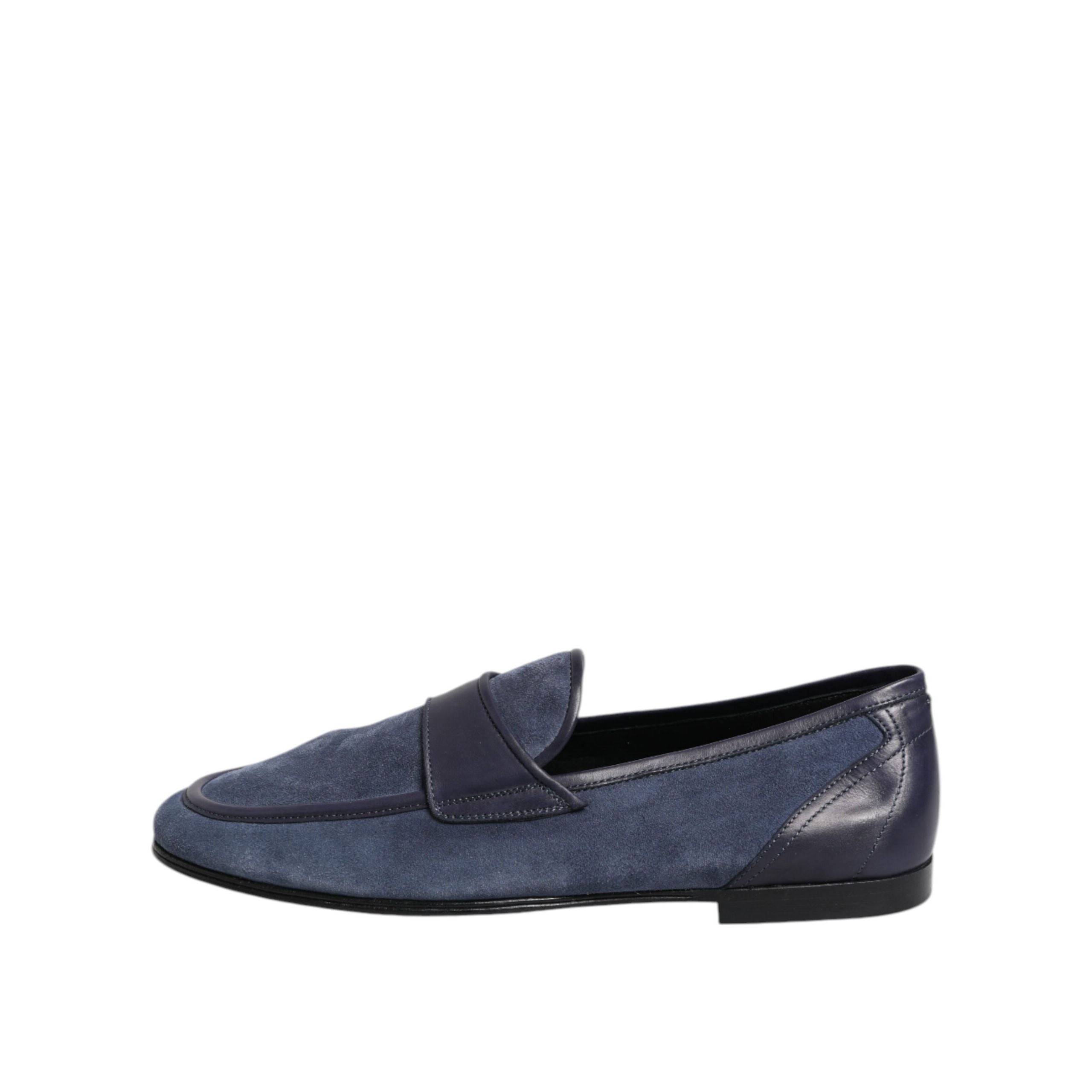 Dolce & Gabbana Blue Suede Loafers