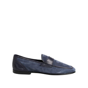 Dolce & Gabbana Blue Suede Loafers
