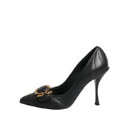 Dolce & Gabbana Black Devotion Leather Pumps