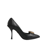 Dolce & Gabbana Black Devotion Leather Pumps