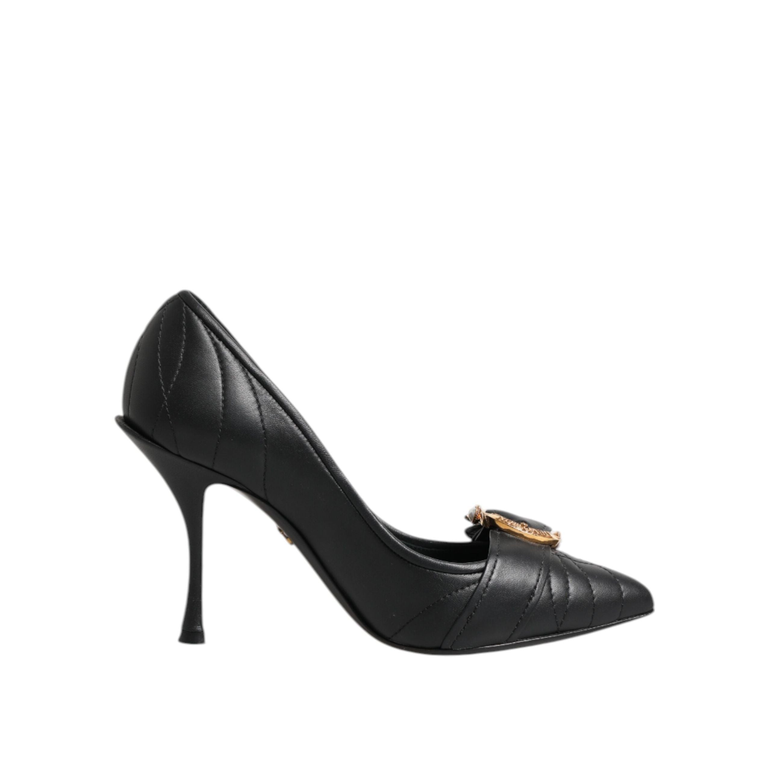 Dolce & Gabbana Black Devotion Leather Pumps