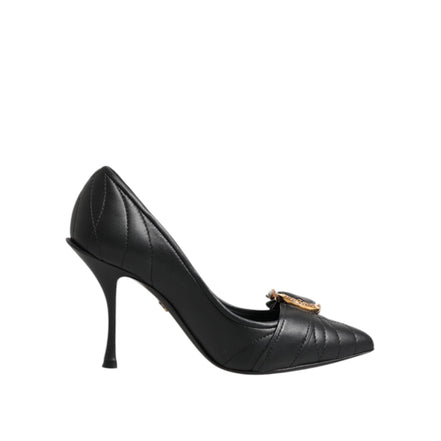 Dolce & Gabbana Black Devotion Leather Pumps