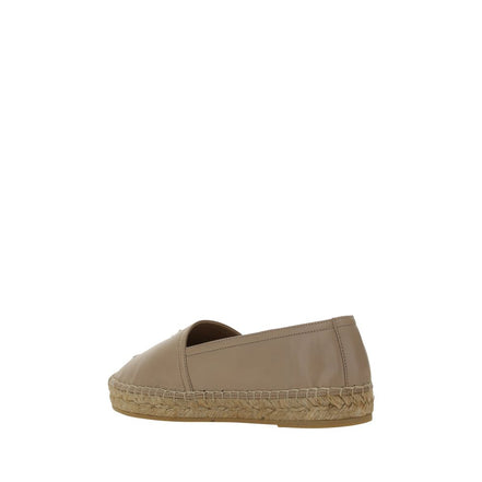 Espadrile Saint Laurent bej din piele