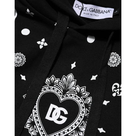 Dolce & Gabbana Hanorac cu glugă și bandană neagră