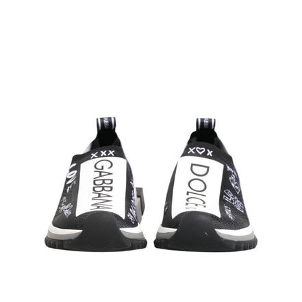 Pantofi Sport Dolce & Gabbana Sorrento Low Top Negru Alb