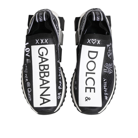 Pantofi Sport Dolce & Gabbana Sorrento Low Top Negru Alb