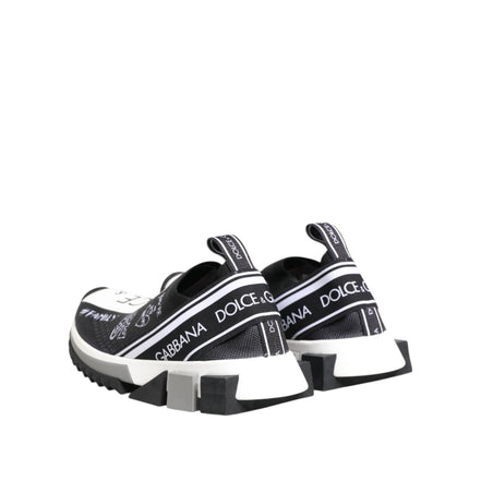 Pantofi Sport Dolce & Gabbana Sorrento Low Top Negru Alb