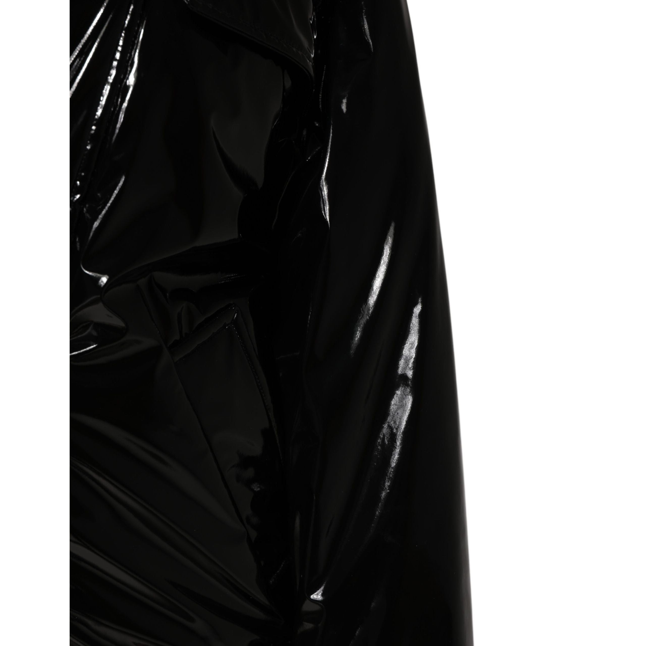 Dolce & Gabbana Black Quilted Puffer Coat Jacket