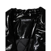 Dolce & Gabbana Black Quilted Puffer Coat Jacket