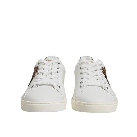 Dolce & Gabbana Adidași Albi Joși Sacred Heart
