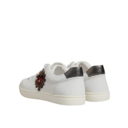 Dolce & Gabbana Adidași Albi Joși Sacred Heart