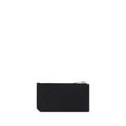 Saint Laurent Black Calf Leather Wallet