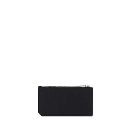 Saint Laurent Black Calf Leather Wallet