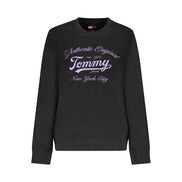 Tommy Hilfiger Black Cotton Women Sweatshirt