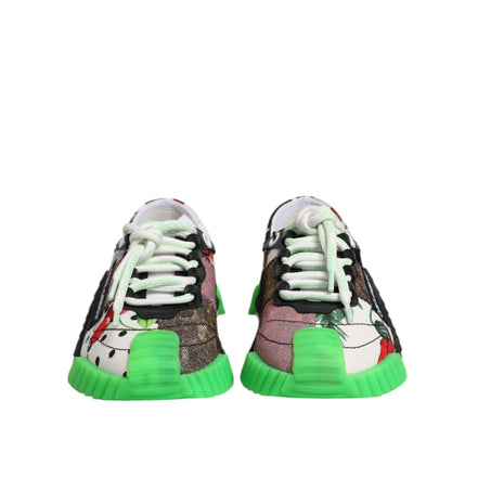 Adidași Dolce & Gabbana Multicolor DG Logo Leopard Cherry