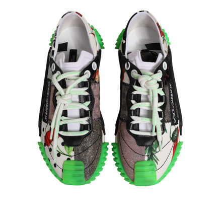 Adidași Dolce & Gabbana Multicolor DG Logo Leopard Cherry
