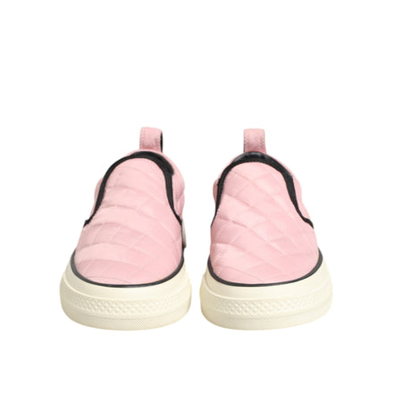 Adidași slip-on Dolce & Gabbana roz matlasați