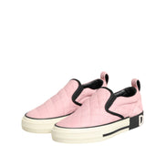 Adidași slip-on Dolce & Gabbana roz matlasați